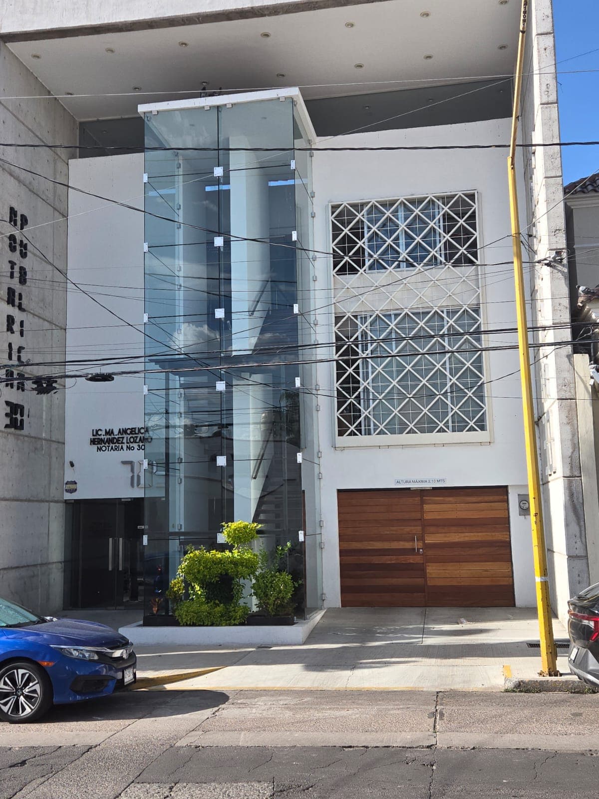 Fachada de la Notaría Pública No. 30 en Aguascalientes